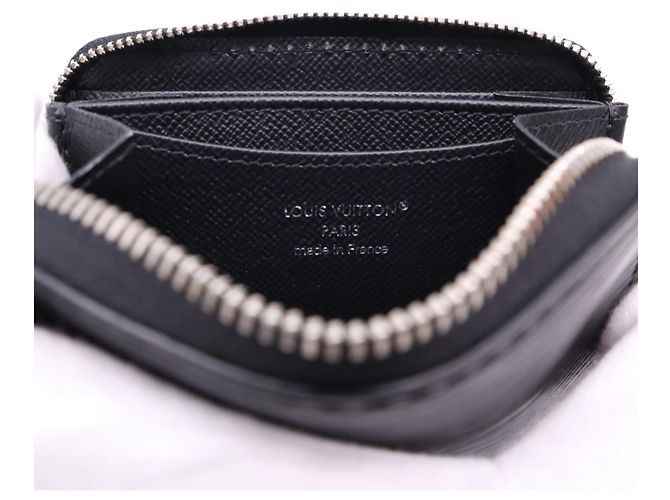 Louis Vuitton Epi Zippy Coin Purse Noir Negro - vista 13