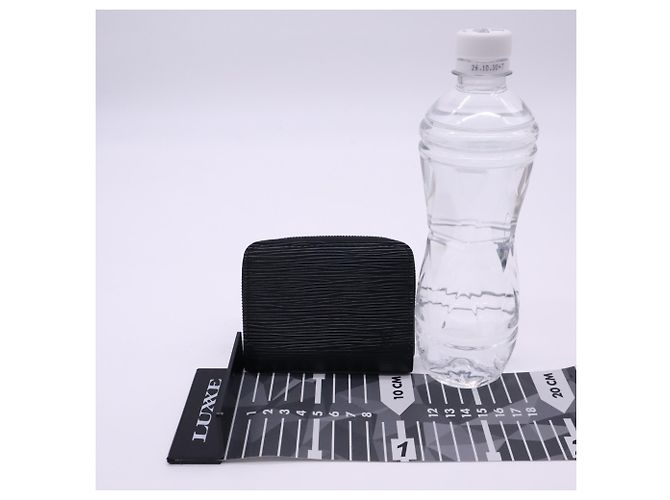 Louis Vuitton Epi Zippy Coin Purse Noir Negro - vista 3