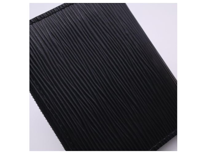 Louis Vuitton Epi Zippy Coin Purse Noir Negro - vista 4