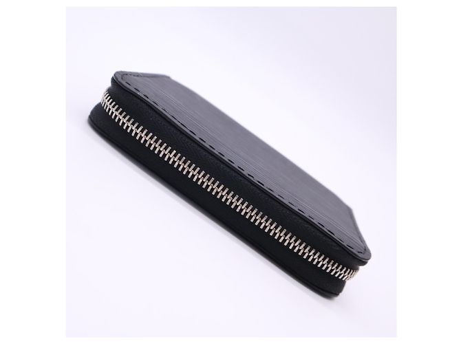 Louis Vuitton Epi Zippy Coin Purse Noir Negro - vista 7