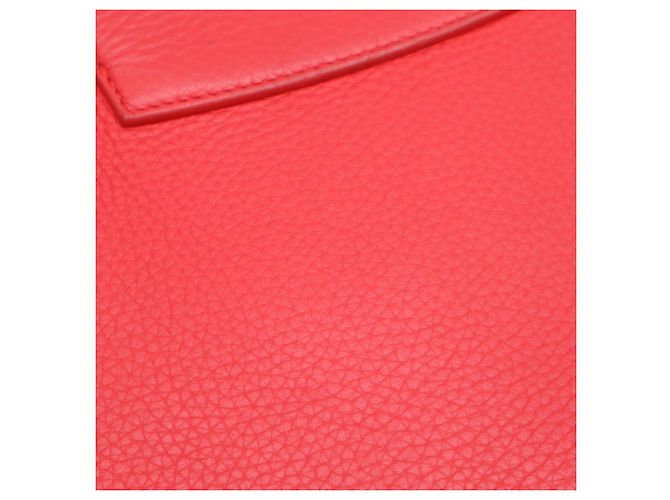 Borsa Louis Vuitton Capucines PM in pelle Taurillon Rosso - vista 5