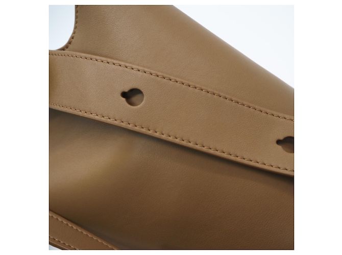 Borsa Loewe Pebble Bucket Mini Marrone - vista 4