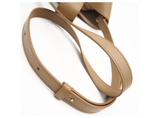 Borsa Loewe Pebble Bucket Mini Marrone - vista 6
