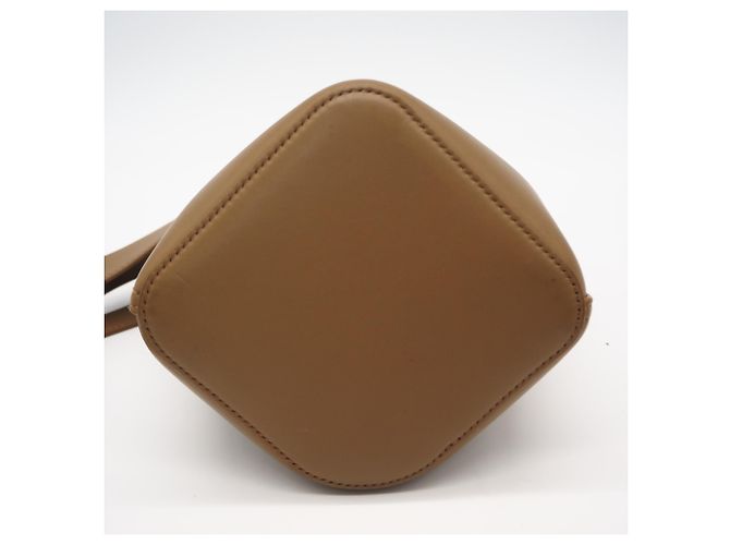 Borsa Loewe Pebble Bucket Mini Marrone - vista 8