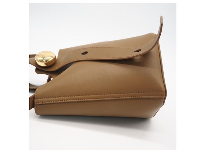 Borsa Loewe Pebble Bucket Mini Marrone - vista 9