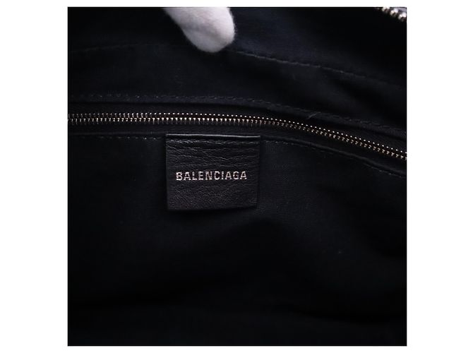 Borsa a tracolla Balenciaga BB Monogram Marrone Nero - vista 15