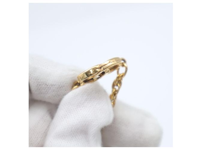 Chanel Coco Mark Logo Clip-Ohrringe Golden - Ansicht 4