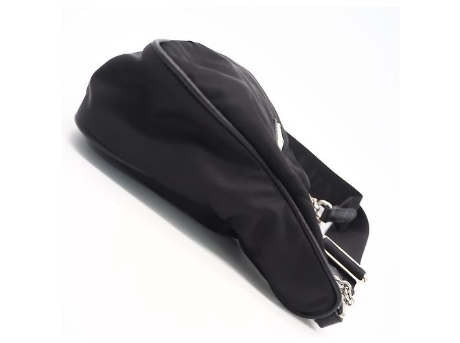 Borsa a tracolla Prada Re-Edition 2005 in nylon Nero - vista 11