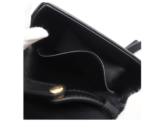 Céline CELINE Triomphe Mini Claude Shoulder Bag Black - view 13