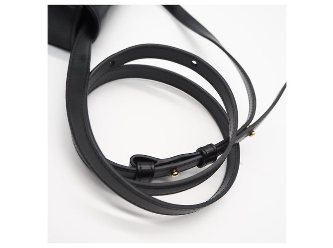 Céline CELINE Triomphe Mini Claude Shoulder Bag Black - view 5
