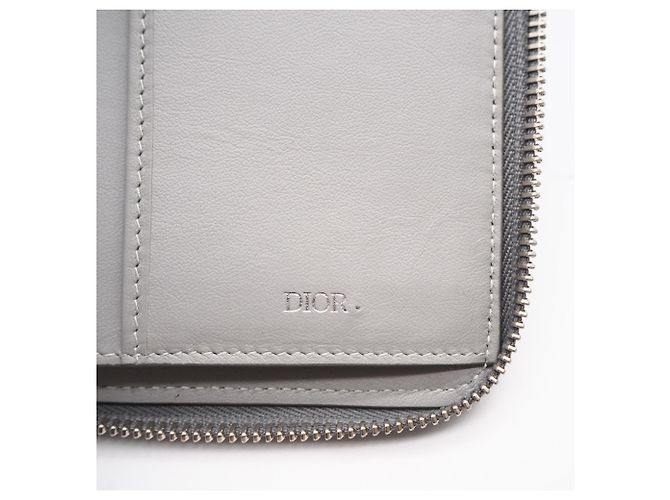 Christian Dior CD Diamond Long Zip Wallet Brown - view 13