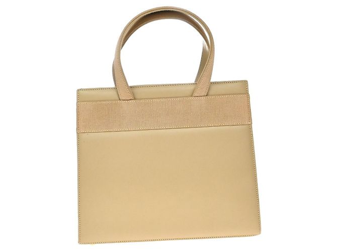 Borsa Tote convertibile Vara Bow in pelle Small Salvatore Ferragamo Beige - vista 2