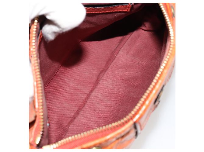 Chloé Bolso Tote Chloe Heloise con cremallera de cuero Large Naranja - vista 5