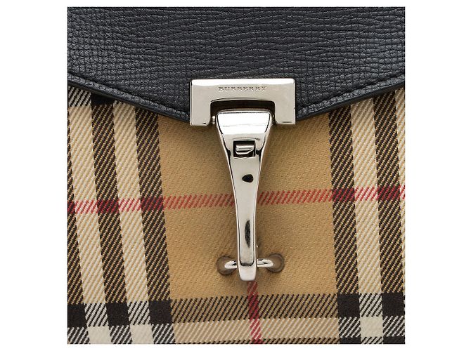 Burberry Vintage Check Macken Small Crossbody Marrone Beige - vista 10