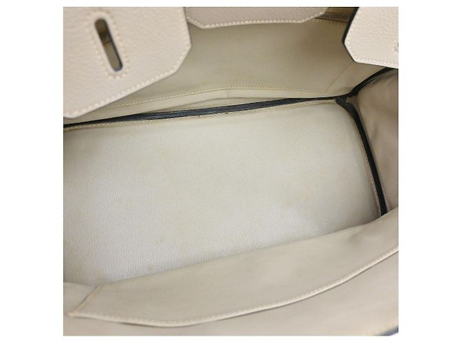 Hermès Hermes Birkin Beige Epsom con Hardware Palladium 35 - vista 7