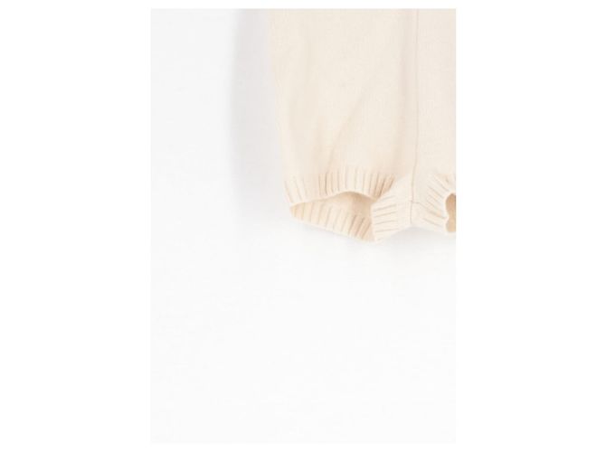 Yves Salomon Shorts de cachemira blanco - vista 3