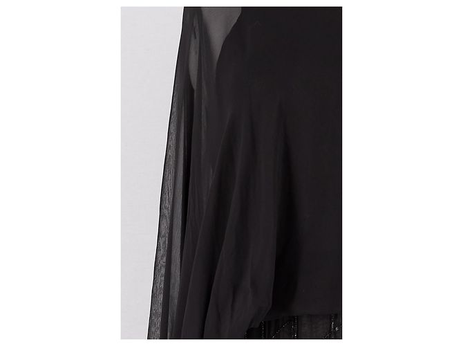 Rat & Boa Maxikleid Schwarz Viscose - Ansicht 3