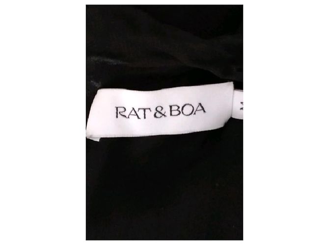 Rat & Boa Maxikleid Schwarz Viscose - Ansicht 7