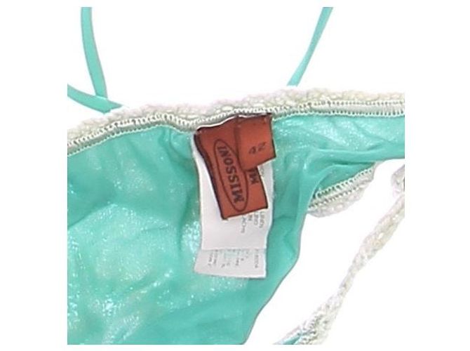 Bikini Missoni azul y blanco con lino - vista 7
