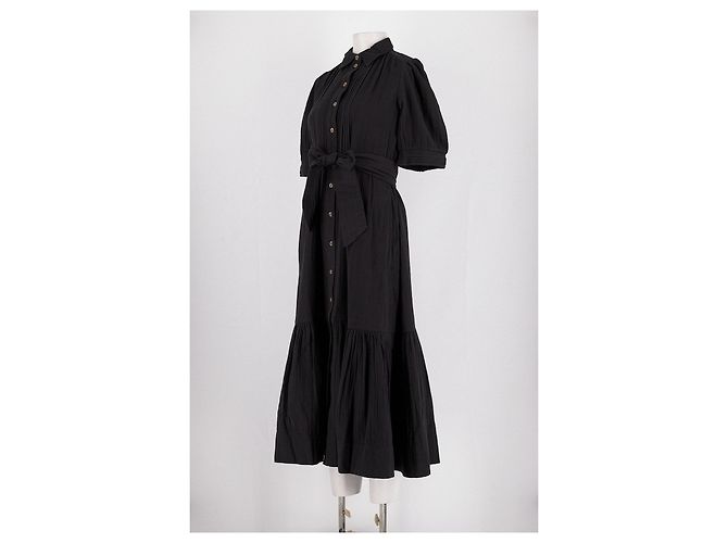 Autre Marque Vestido de algodón negro ME+EM - vista 4