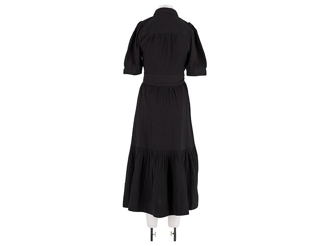 Autre Marque Vestido de algodón negro ME+EM - vista 6