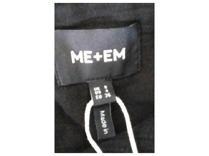 Autre Marque Vestido de algodón negro ME+EM - vista 7
