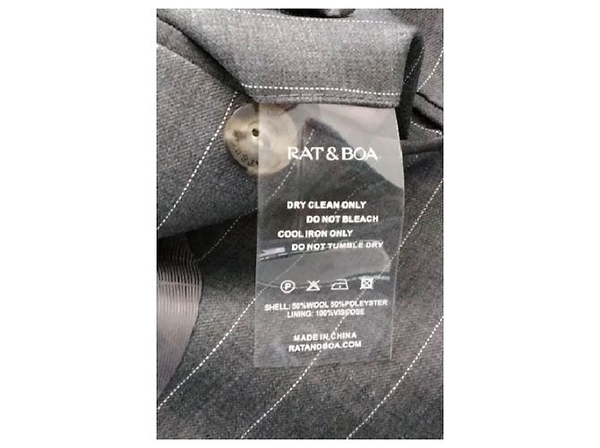 Rat & Boa Wollblazer Grau - Ansicht 8