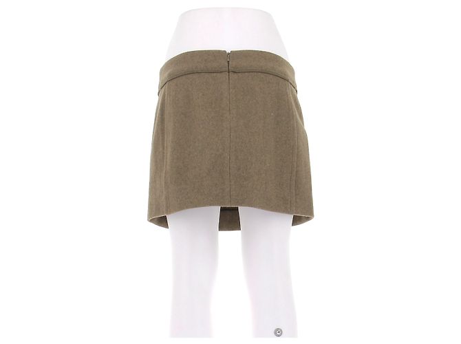 Victoria Beckham Minifalda caqui - vista 2