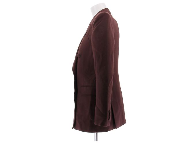 Gabriela Hearst Cashmere Blazer Bordeaux - Ansicht 4