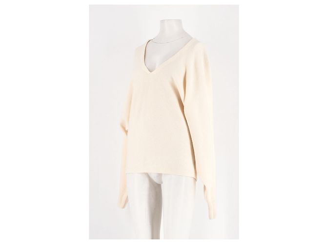 Autre Marque Pull en laine blanche - vue 4