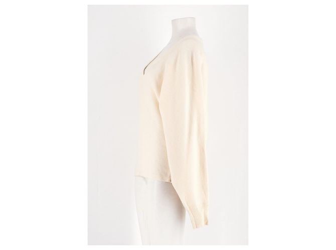 Autre Marque Pull en laine blanche - vue 5