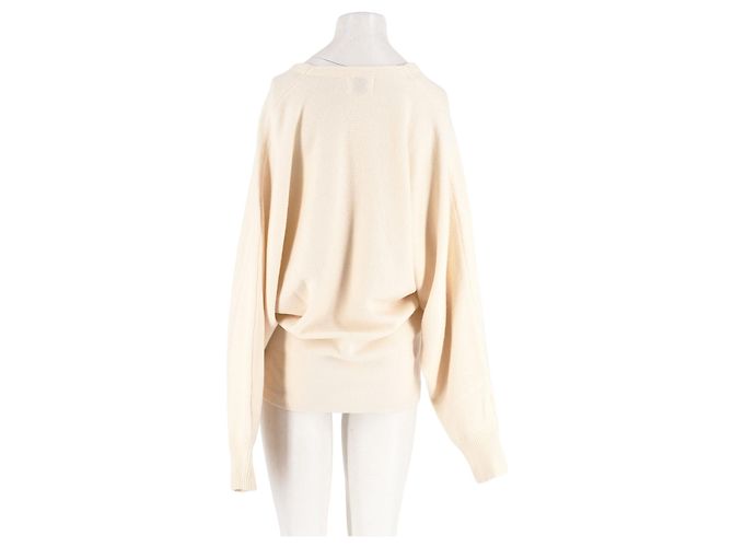Autre Marque Pull en laine blanche - vue 6