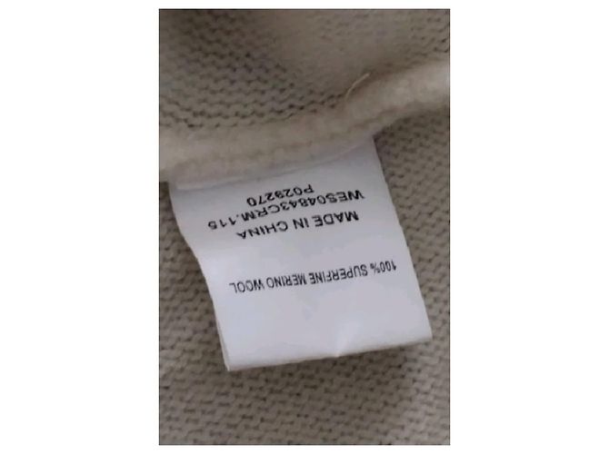 Autre Marque Pull en laine blanche - vue 8