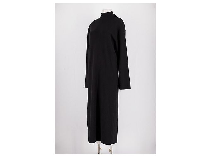 Autre Marque Abito midi nero - vista 4