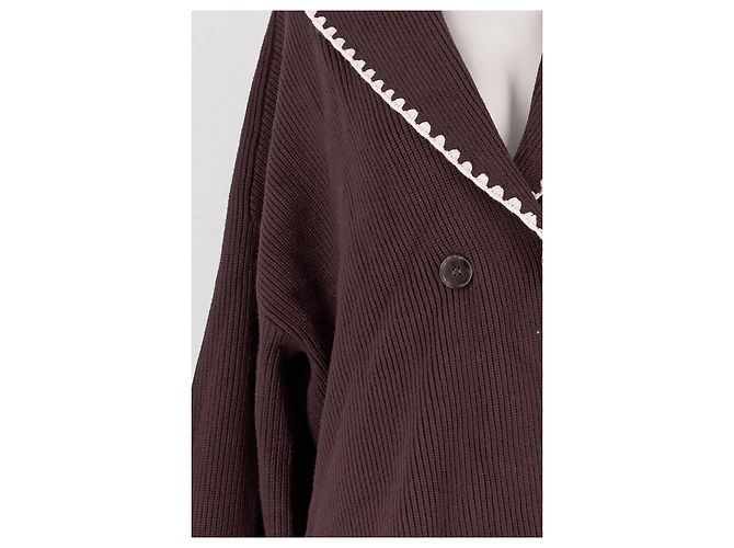 Autre Marque Chaleco holgado marrón VARLEY Castaño - vista 3