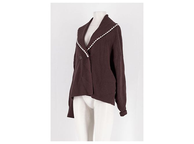 Autre Marque Chaleco holgado marrón VARLEY Castaño - vista 4
