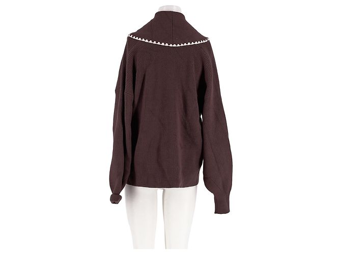 Autre Marque Chaleco holgado marrón VARLEY Castaño - vista 6