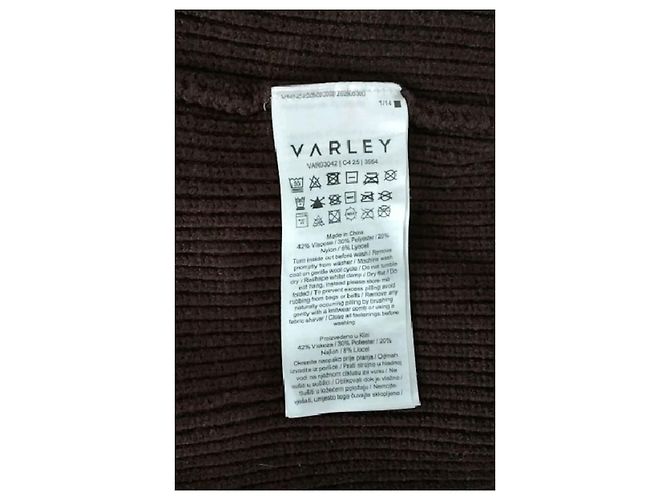 Autre Marque Chaleco holgado marrón VARLEY Castaño - vista 8