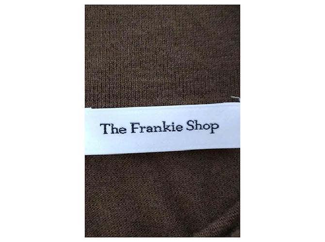 Autre Marque THE FRANKIE SHOP Wollcardigan braun - Ansicht 5