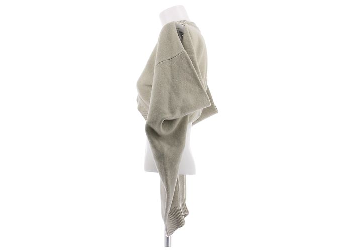 Alexander Wang Kurzer grauer Wollpullover - Ansicht 4