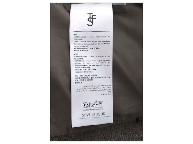 Autre Marque THE FRANKIE SHOP Blazer Anthrazit Grau M Anthrazitgrau - Ansicht 8