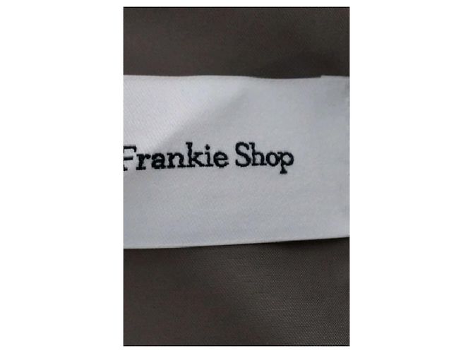 Autre Marque THE FRANKIE SHOP Kurze graue Bomberjacke - Ansicht 5