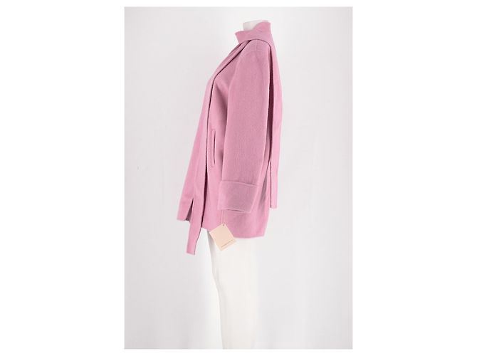 Autre Marque Abrigo de lana rosa NANA JACQUELINE M - vista 5