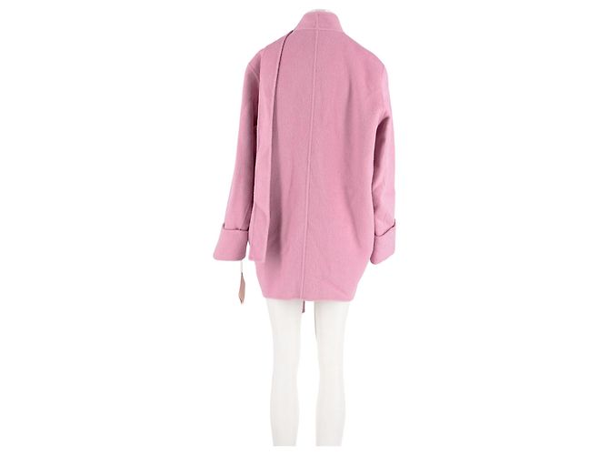 Autre Marque Abrigo de lana rosa NANA JACQUELINE M - vista 6
