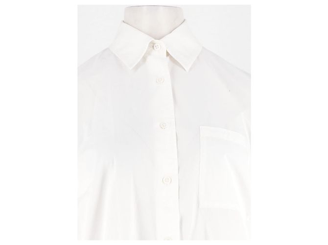 Autre Marque Camicia di cotone bianca Bianco - vista 2
