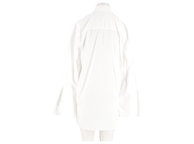 Autre Marque Camicia di cotone bianca Bianco - vista 6