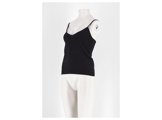 Eric Bompard Black Cashmere Top - view 4