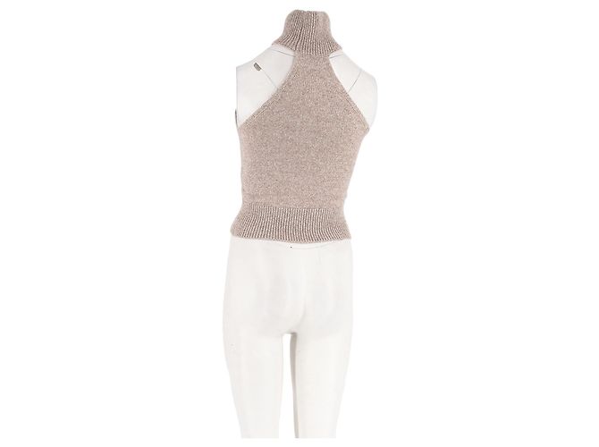 Autre Marque Top ajustado beige MESDYVEN - vista 6