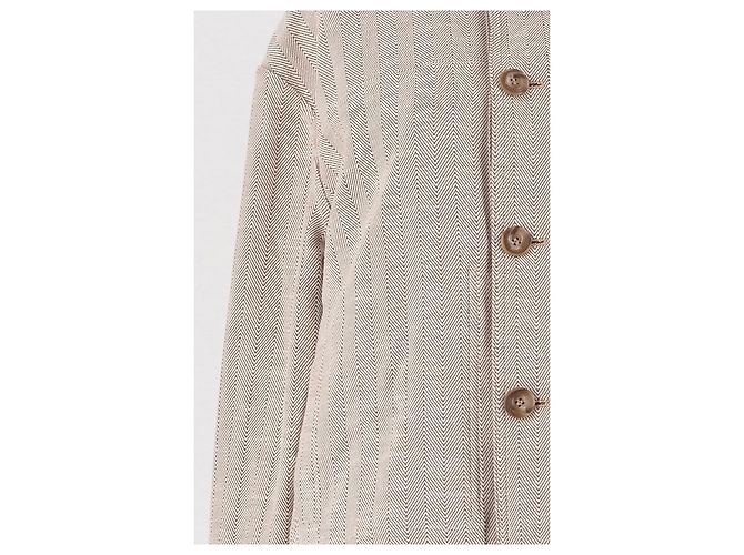 Autre Marque Chaqueta de algodón beige FALCONERI L - vista 3