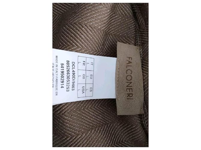 Autre Marque Chaqueta de algodón beige FALCONERI L - vista 7